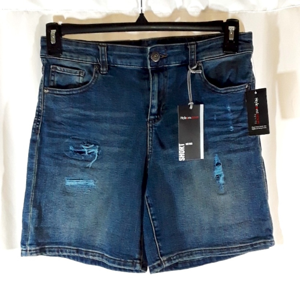 NWT Style & Co Denim Jean Shorts 10P